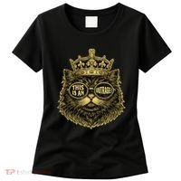 This Is An Outrage Funny Princess Cat Donut Gold Women's T-Shirt thumb 0