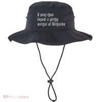 Thou Ingest A Satchel Of Richards Funny Medieval Meme Quote Bucket Hat thumb 0