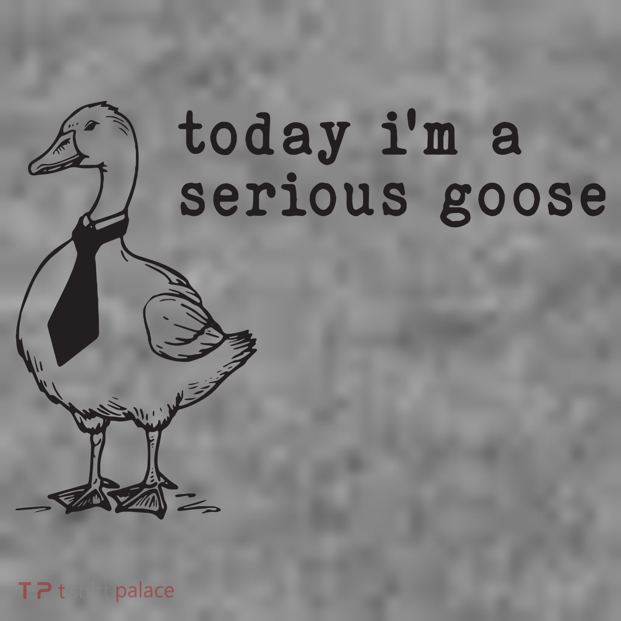 Today Im A Serious Goose Toddler Hoodie