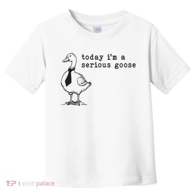 Today Im A Serious Goose Toddler T-Shirt