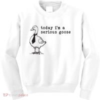 Today Im A Serious Goose Kids Sweatshirt thumb 0