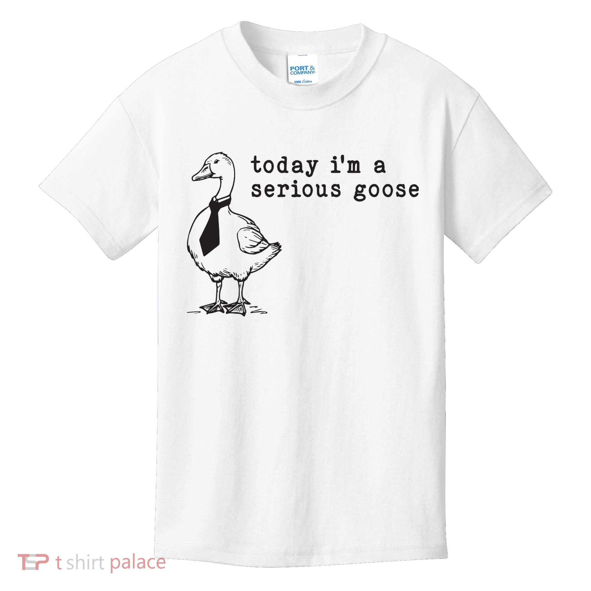 Today Im A Serious Goose Kids T-Shirt