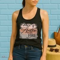 There Is Another In The Fire Daniel 3 25 Christian Jesus Women's Tank Top thumb 2