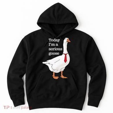 Today I Am A Serious Goose Funny Oddly Specific Dank Meme Hoodie