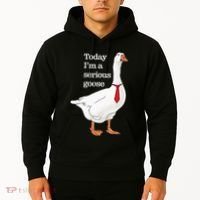 Today I Am A Serious Goose Funny Oddly Specific Dank Meme Hoodie thumb 2
