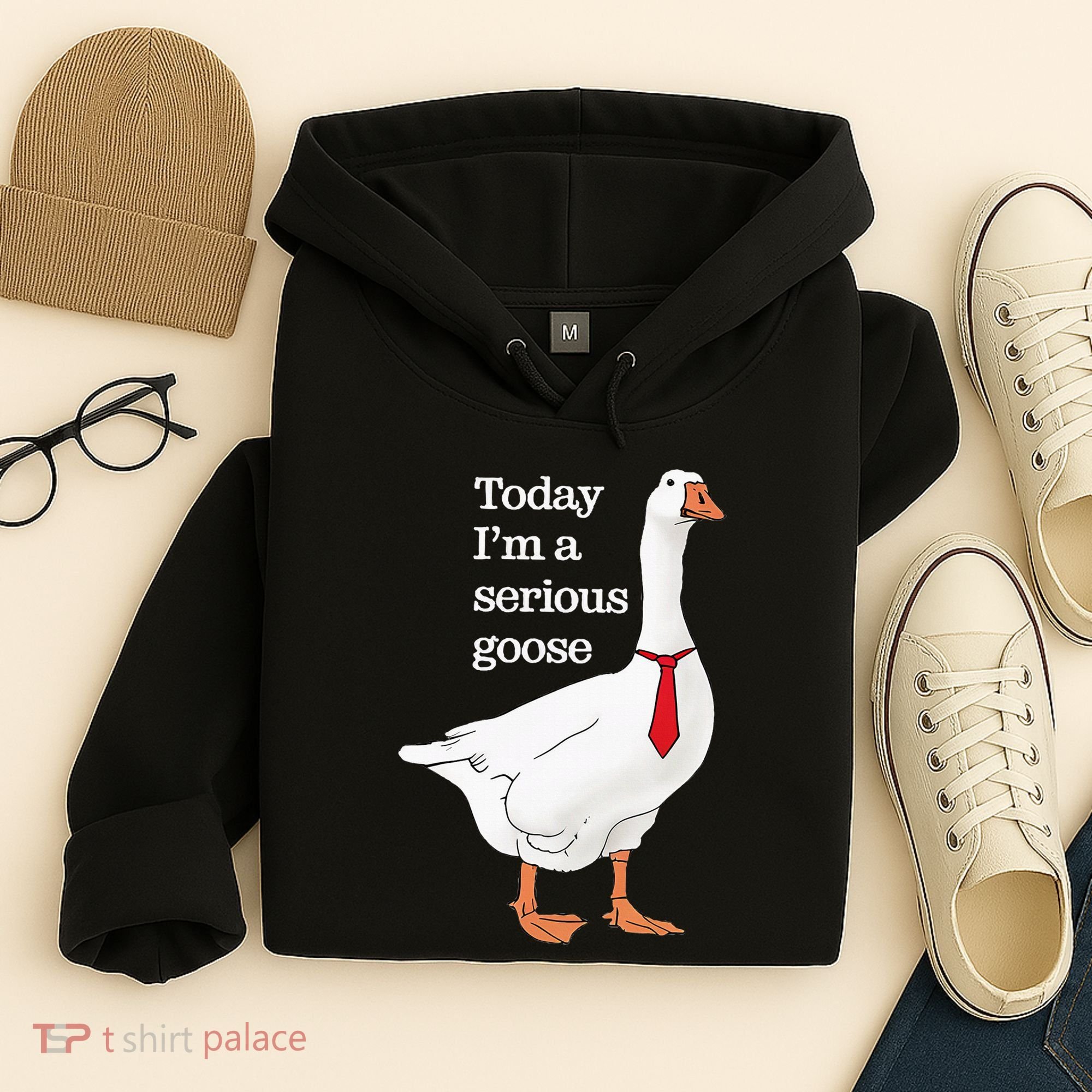 Today I Am A Serious Goose Funny Oddly Specific Dank Meme Hoodie