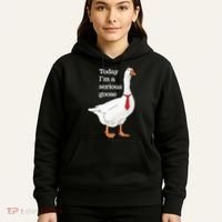 Today I Am A Serious Goose Funny Oddly Specific Dank Meme Hoodie thumb 5