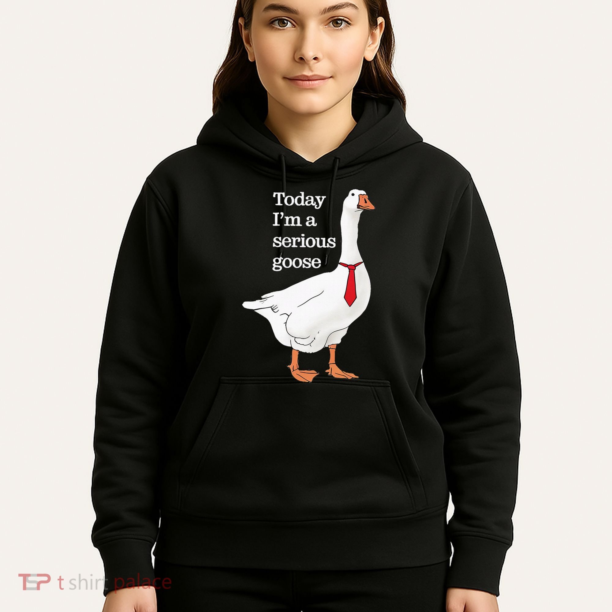 Today I Am A Serious Goose Funny Oddly Specific Dank Meme Hoodie