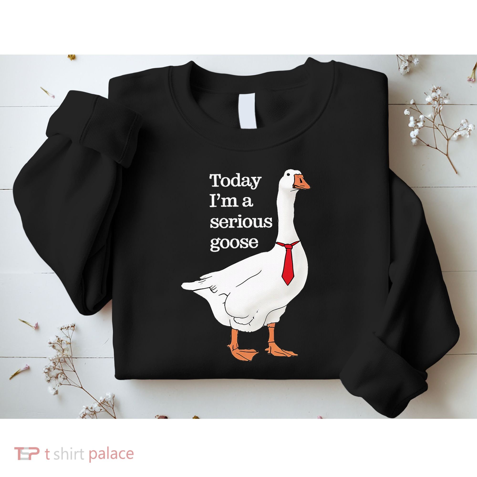 Today I Am A Serious Goose Funny Oddly Specific Dank Meme Sweatshirt