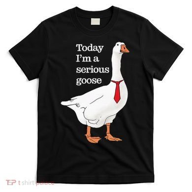 Today I Am A Serious Goose Funny Oddly Specific Dank Meme T-Shirt