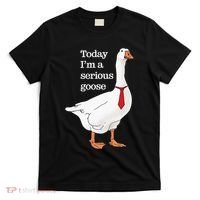 Today I Am A Serious Goose Funny Oddly Specific Dank Meme T-Shirt thumb 0