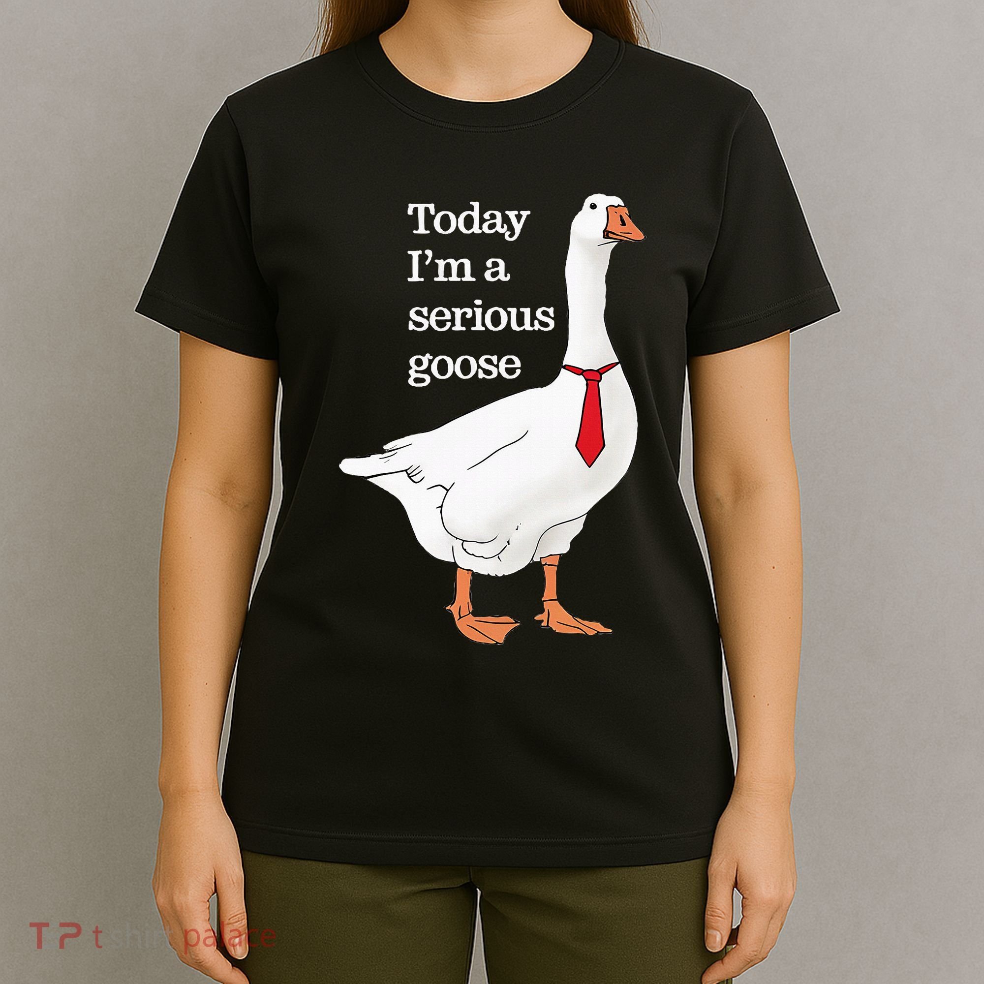 Today I Am A Serious Goose Funny Oddly Specific Dank Meme T-Shirt