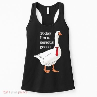 Today I Am A Serious Goose Funny Oddly Specific Dank Meme Women's Tank Top