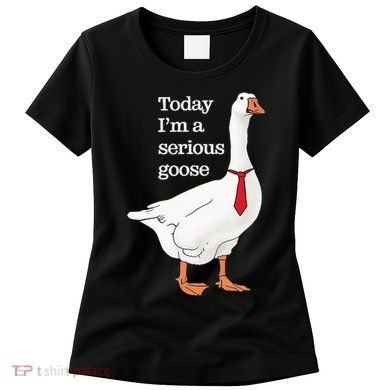 Today I Am A Serious Goose Funny Oddly Specific Dank Meme Women's T-Shirt