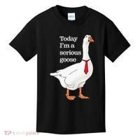Today I Am A Serious Goose Funny Oddly Specific Dank Meme Kids T-Shirt thumb 0