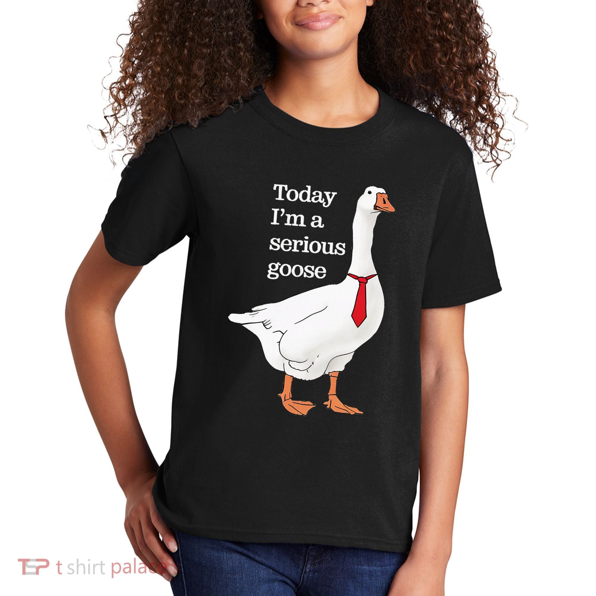 Today I Am A Serious Goose Funny Oddly Specific Dank Meme Kids T-Shirt