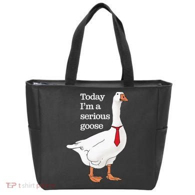 Today I Am A Serious Goose Funny Oddly Specific Dank Meme Tote Bag
