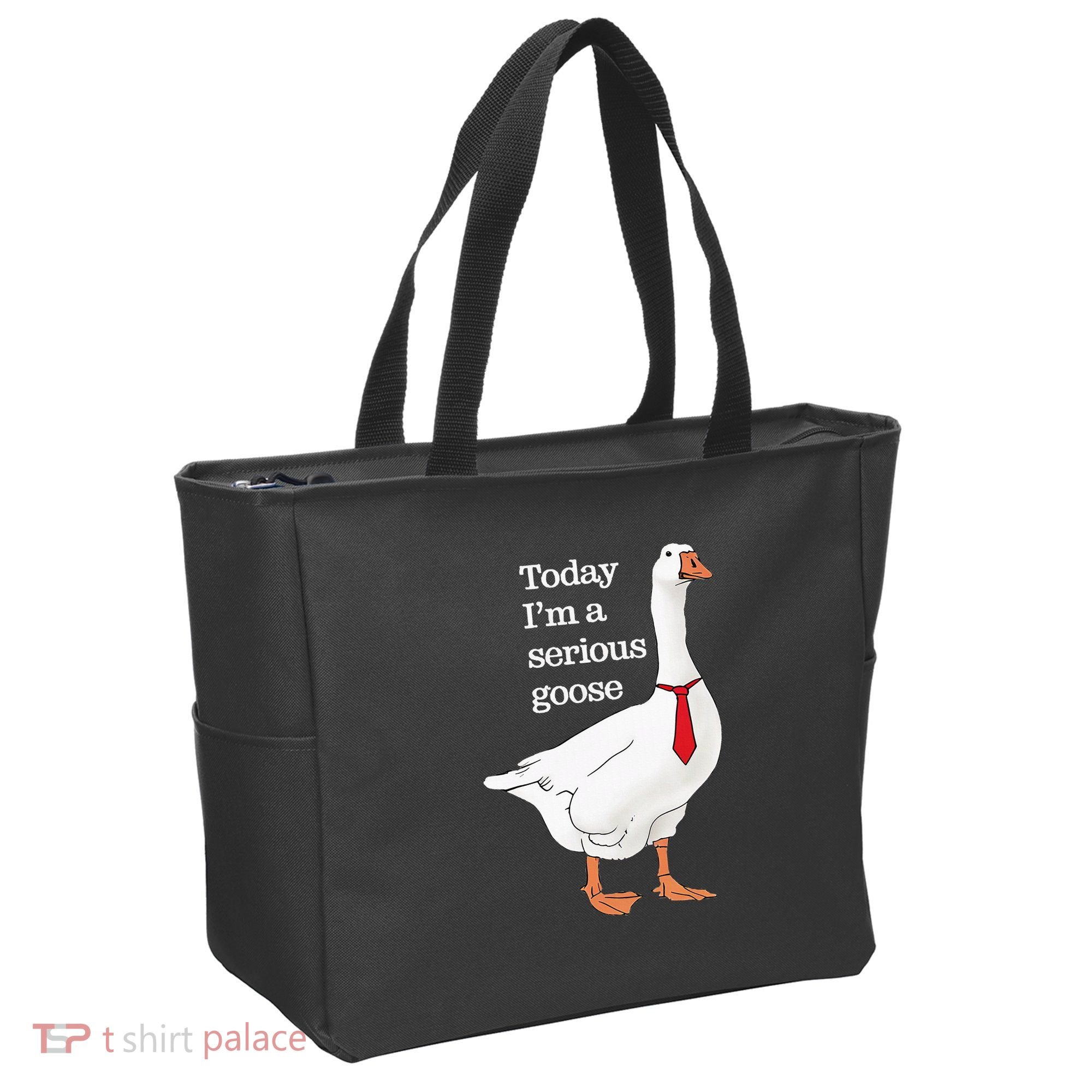 Today I Am A Serious Goose Funny Oddly Specific Dank Meme Tote Bag