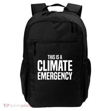 This Is A Climate Emergency Backpack