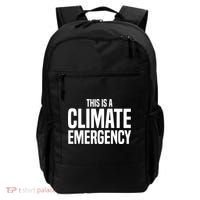 This Is A Climate Emergency Backpack thumb 0