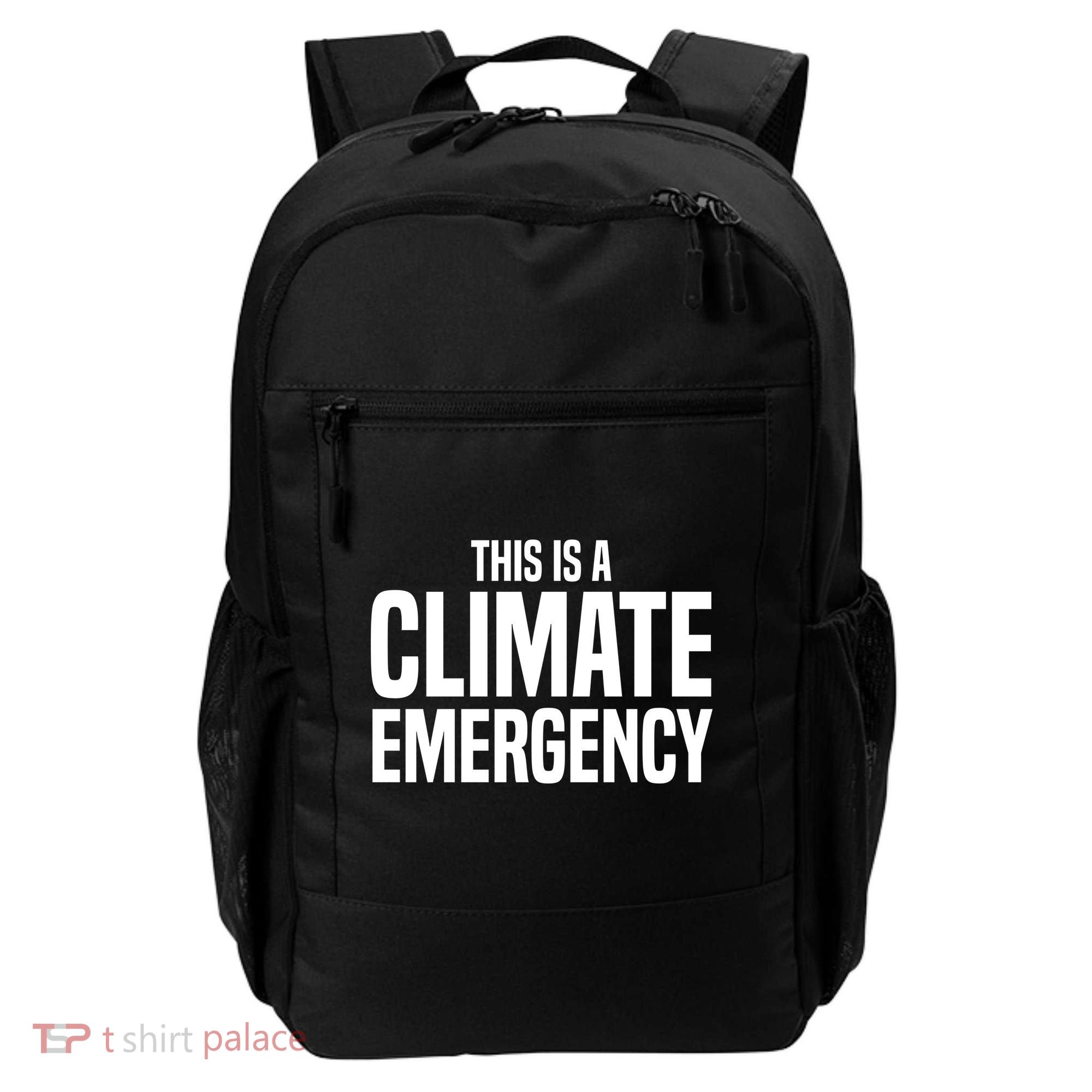 This Is A Climate Emergency Backpack