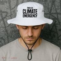 This Is A Climate Emergency Bucket Hat thumb 2