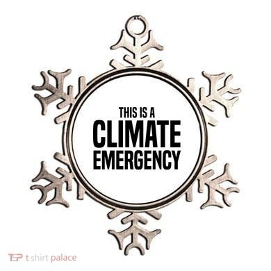 This Is A Climate Emergency Ornament