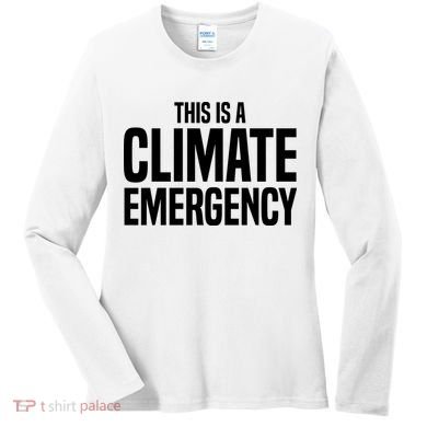 This Is A Climate Emergency Women's Long Sleeve Shirt