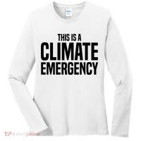 This Is A Climate Emergency Women's Long Sleeve Shirt thumb 0
