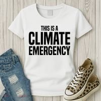 This Is A Climate Emergency Women's T-Shirt thumb 3