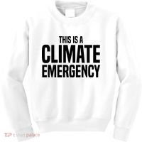 This Is A Climate Emergency Kids Sweatshirt thumb 0
