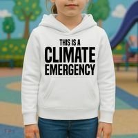 This Is A Climate Emergency Kids Hoodie thumb 3