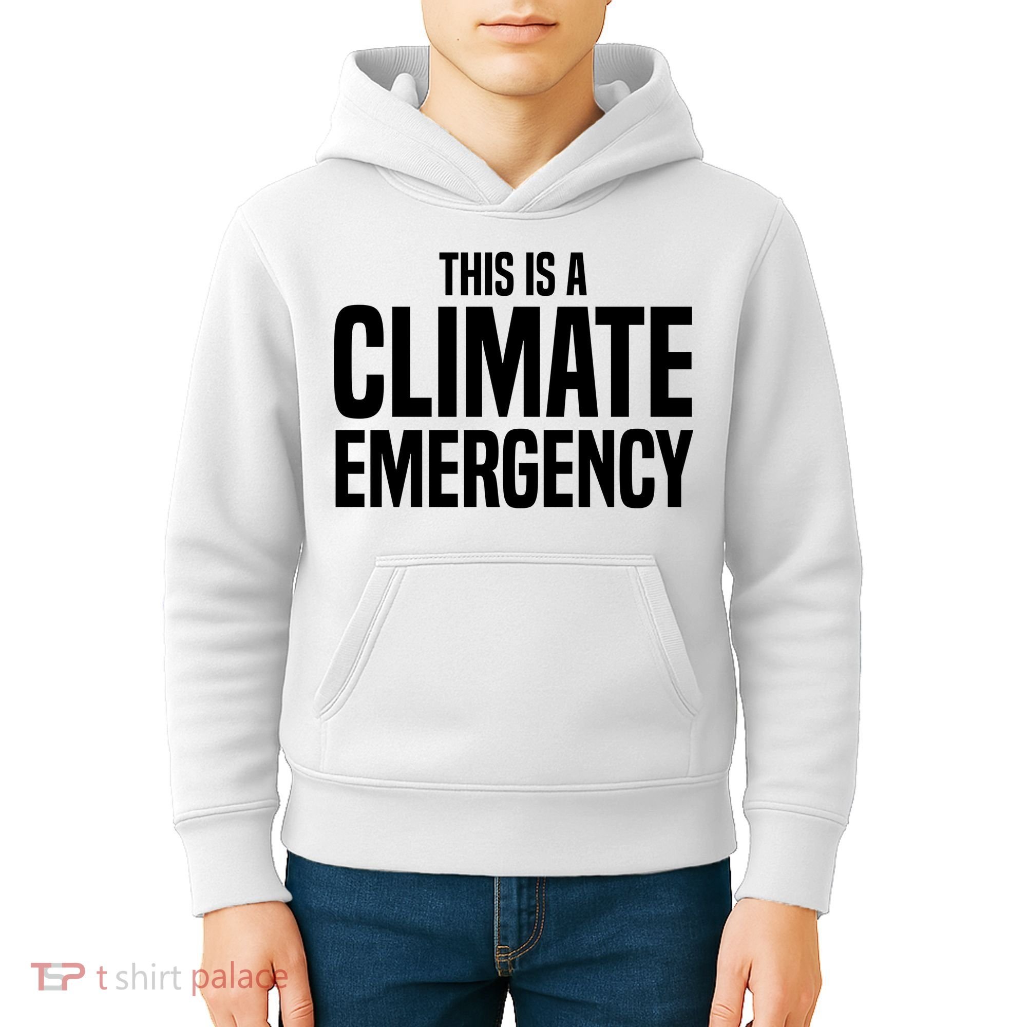 This Is A Climate Emergency Kids Hoodie