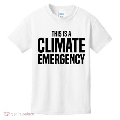 This Is A Climate Emergency Kids T-Shirt