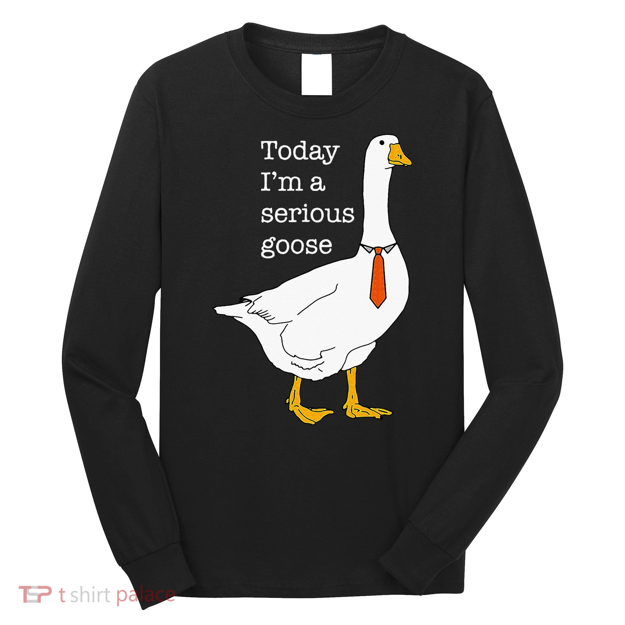 Today IM A Serious Goose Silly Goose Long Sleeve Shirt