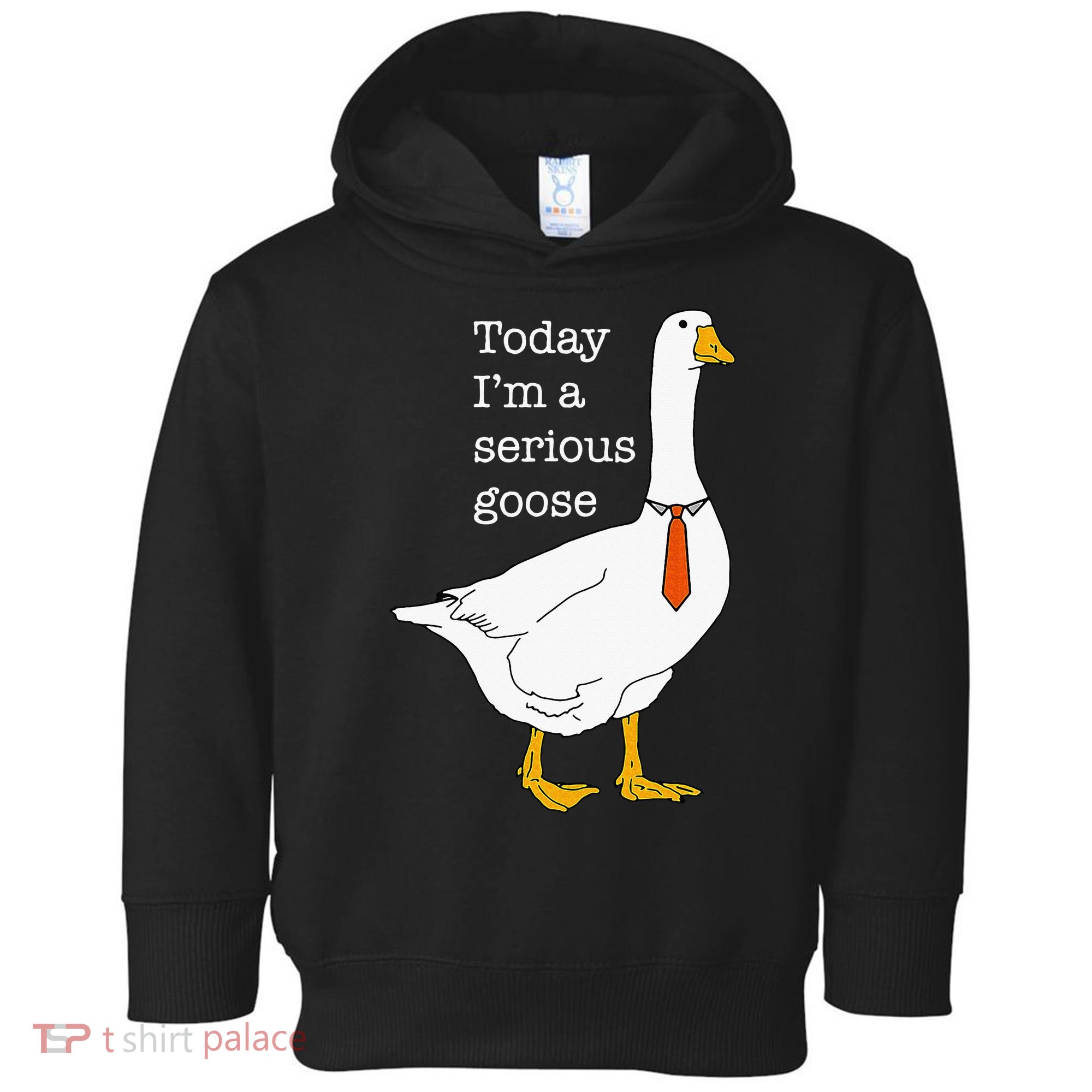 Today IM A Serious Goose Silly Goose Toddler Hoodie