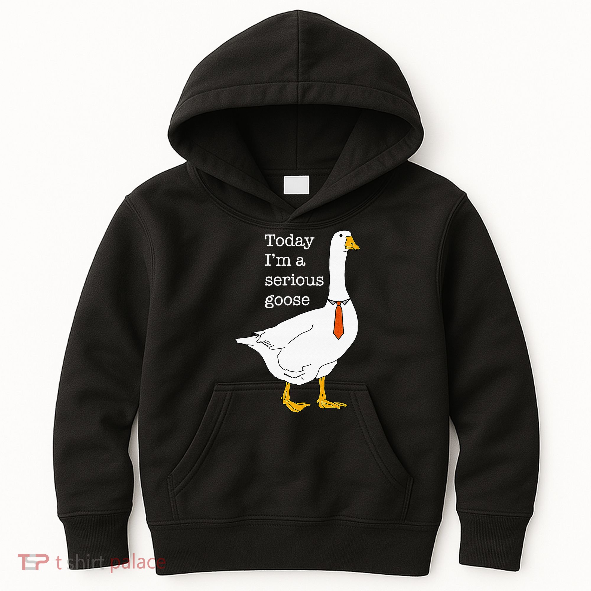 Today IM A Serious Goose Silly Goose Kids Hoodie