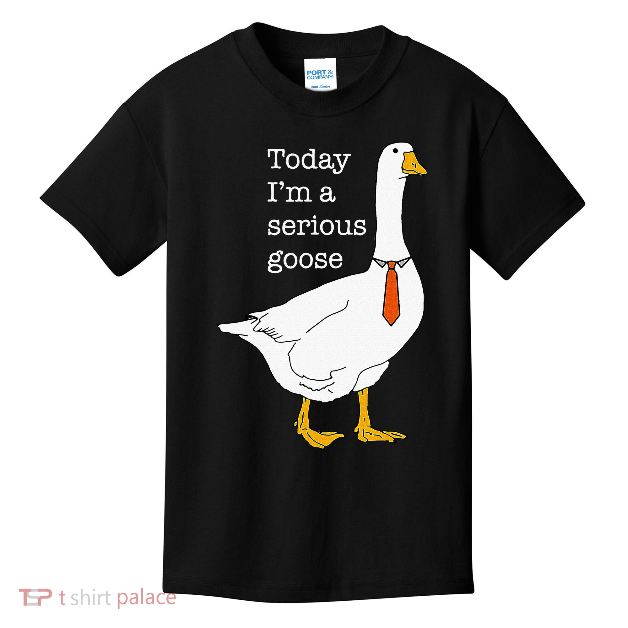 Today IM A Serious Goose Silly Goose Kids T-Shirt