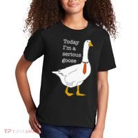 Today IM A Serious Goose Silly Goose Kids T-Shirt thumb 2