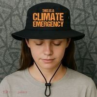 This Is A Climate Emergency Bucket Hat thumb 3