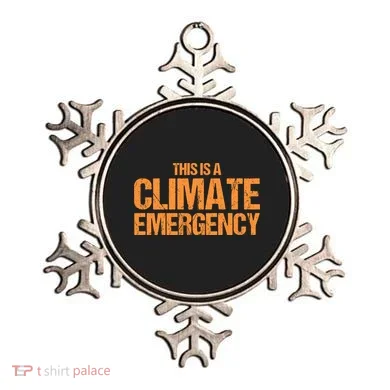 This Is A Climate Emergency Ornament