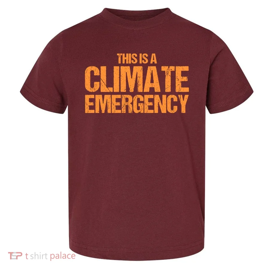 This Is A Climate Emergency Toddler T-Shirt