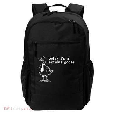 Today IM A Serious Goose Backpack