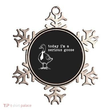 Today IM A Serious Goose Ornament