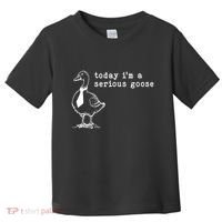 Today IM A Serious Goose Toddler T-Shirt thumb 0