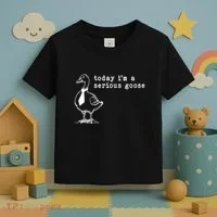 Today IM A Serious Goose Toddler T-Shirt thumb 3