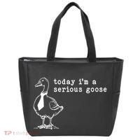 Today IM A Serious Goose Tote Bag thumb 0