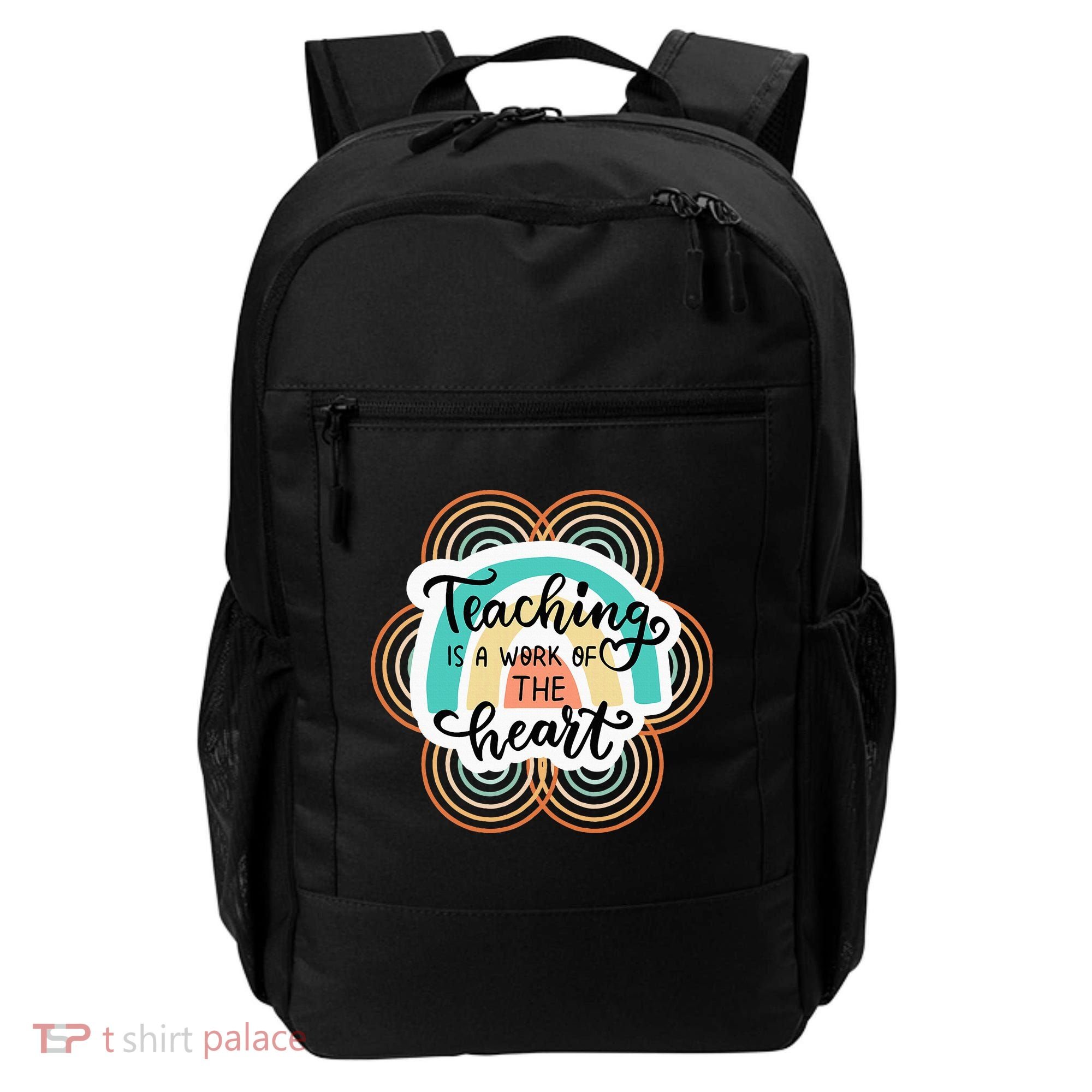 Teaching Is A Work Of The Heart Backpack