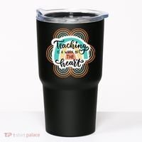 Teaching Is A Work Of The Heart Tumbler thumb 0