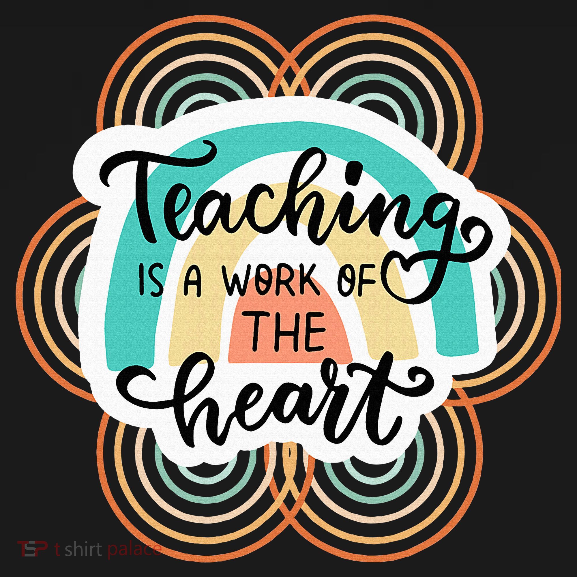 Teaching Is A Work Of The Heart Women's Tank Top